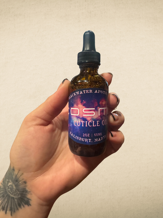 Cosmic Cuticle Oil - 2oz - Amber Glass with Dropper Top