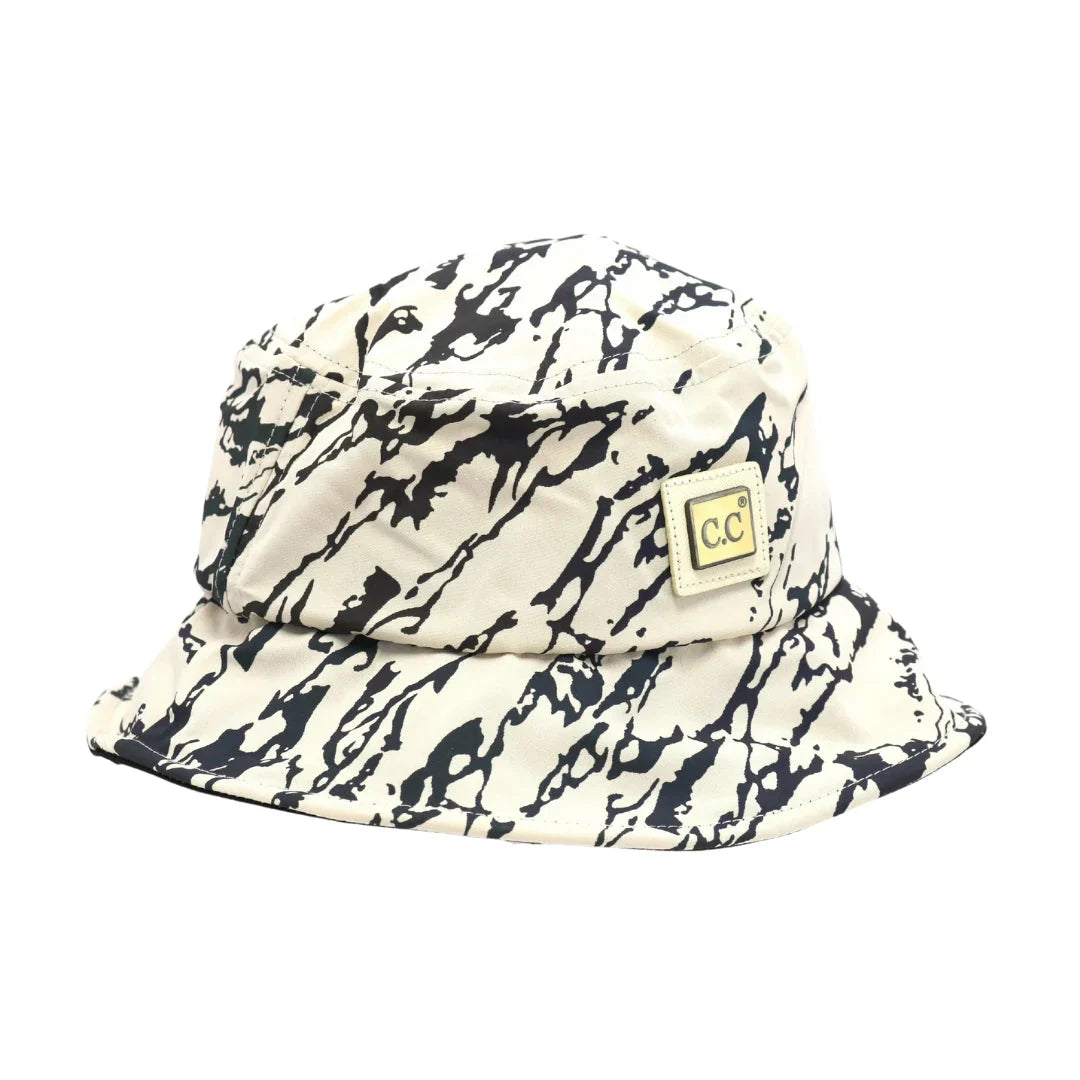 C.C Reflective Geometric Print Bucket Hat BK778