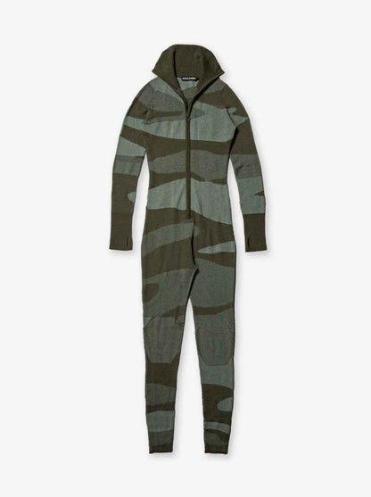 Merino Airwarm Bodysuit- Stone Green