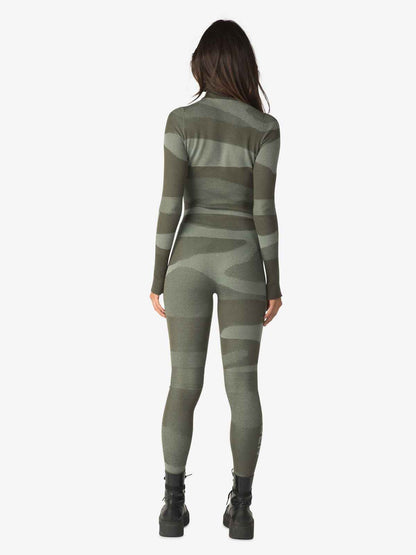 Merino Airwarm Bodysuit- Stone Green