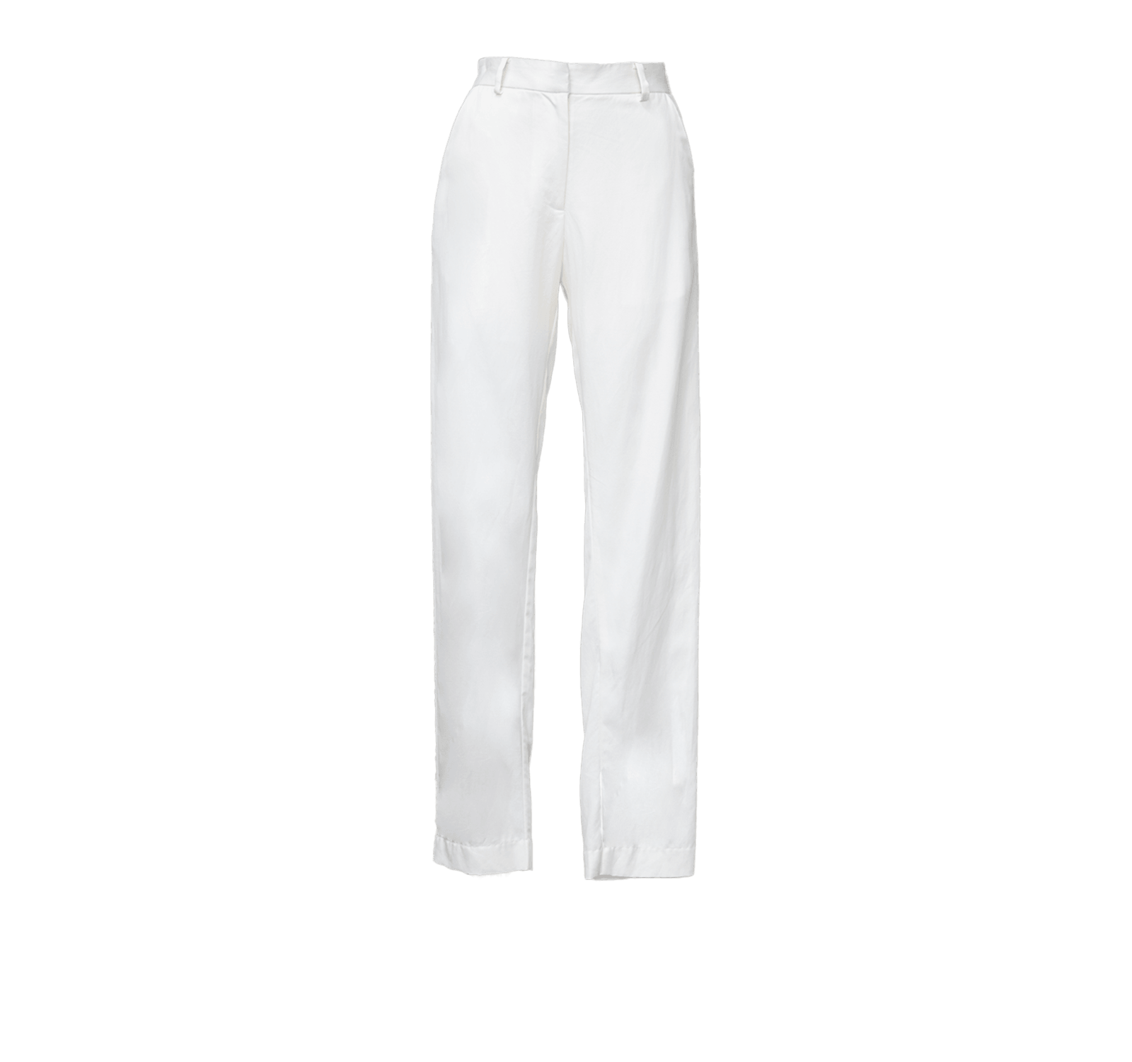 White Tailoring Slim Pants – Women’s Slim-Fit Trousers