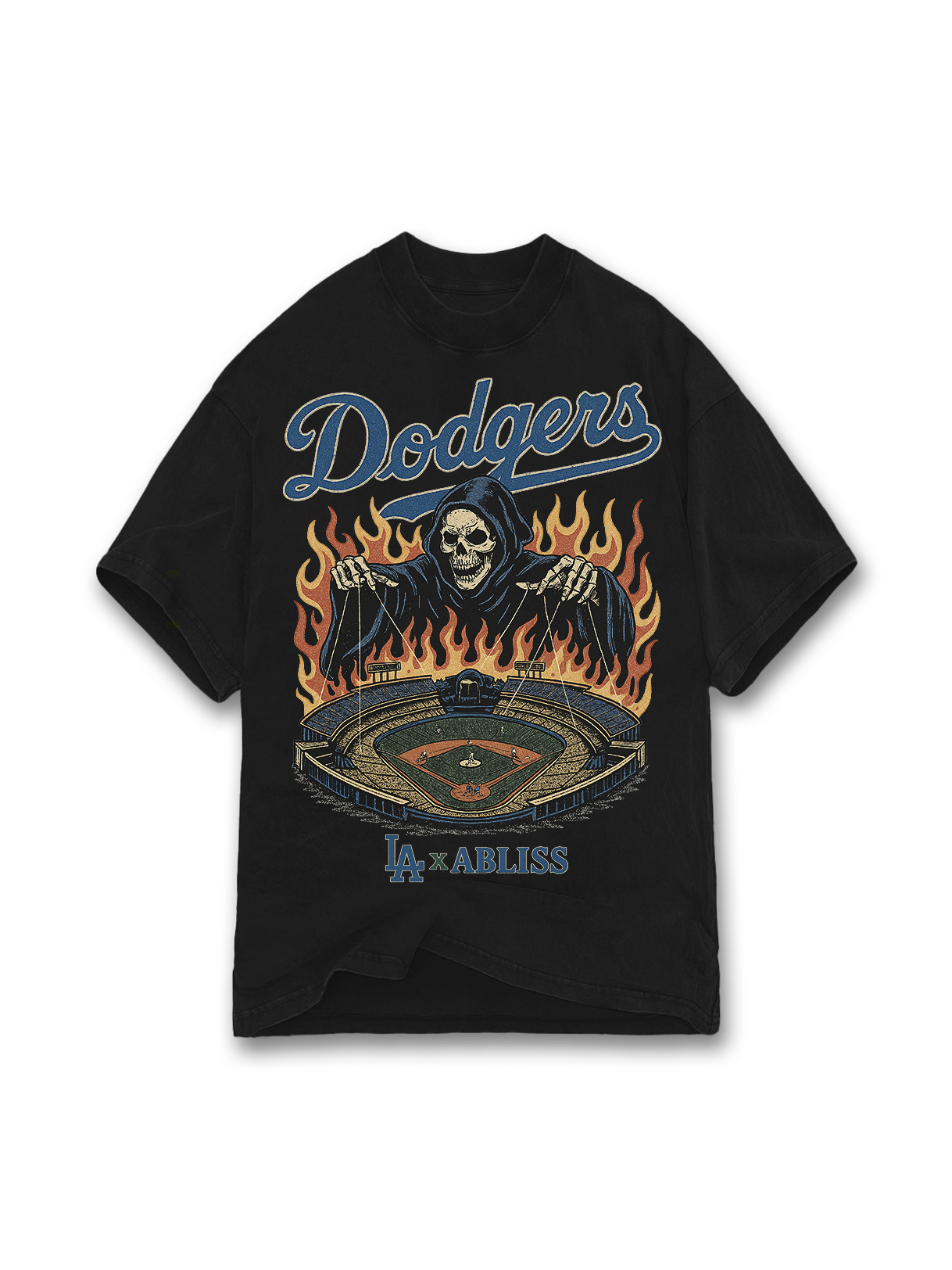 Black - Dodgers Reaper Tee