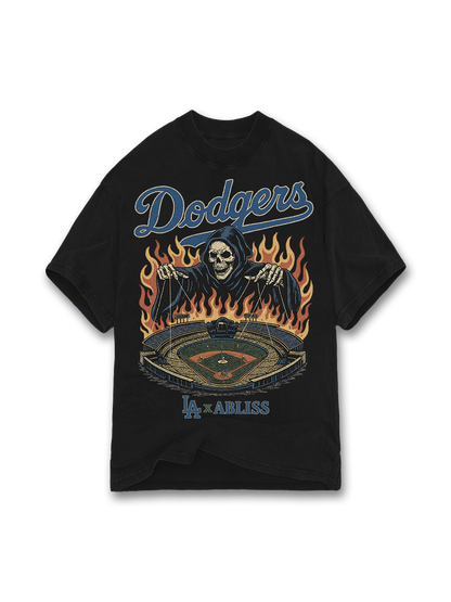 Black - Dodgers Reaper Tee