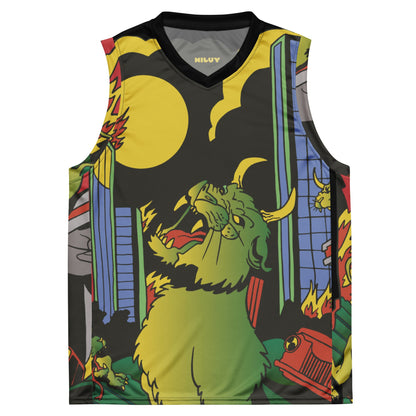 Maillot de basket-ball recyclé Devil Cat