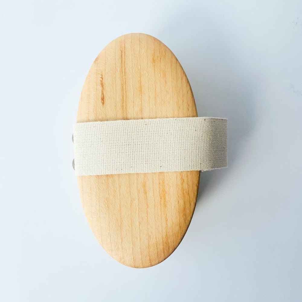 Bamboo Dry Brush for Body – Exfoliate & Improve Circulation