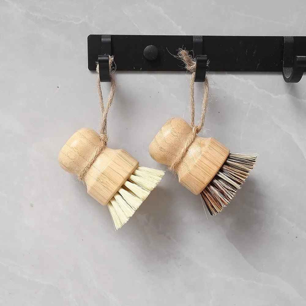 Sustainable Bamboo Pot Scrubber - Tough on Stains, Gentle on Earth