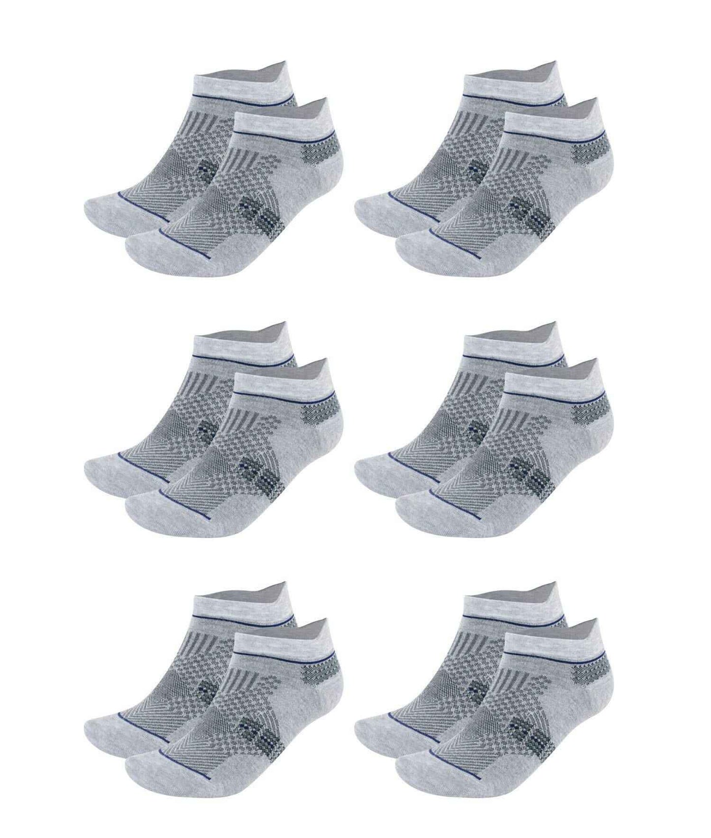 Men's & Women's Bamboo Ankle Socks 6-Pack