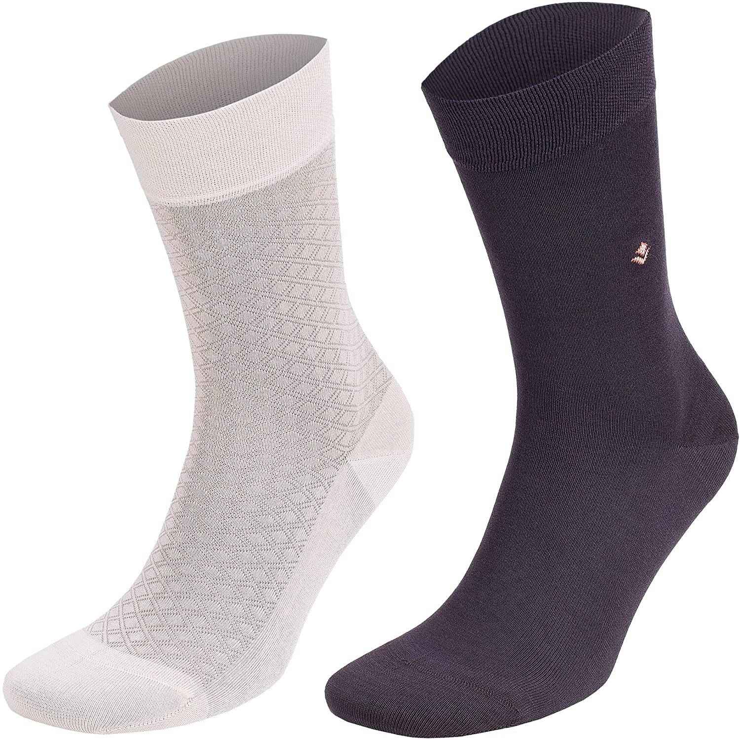 Men’s Bamboo Lightweight Dress & Trouser Socks – 8-Pack | Odor-Free, Breathable, Premium Comfort - 543