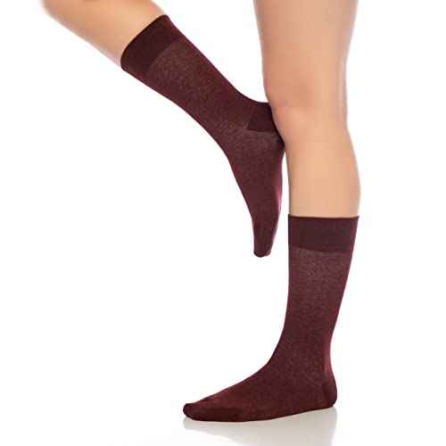 Crew Socks for Men and Women Colorful Cotton 6-Pack - 360