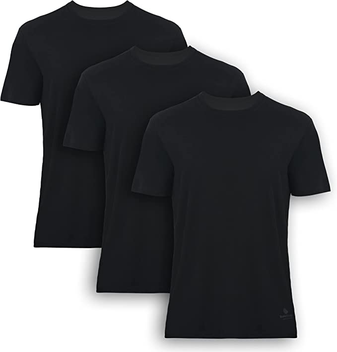 Men's Bamboo Crew Neck Undershirts (3-Pack) - Lolomo!