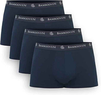 Men’s Bamboo Trunks with Pouch 4-Pack