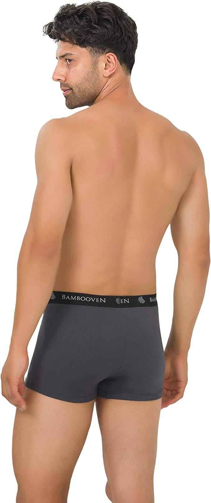 Men’s Bamboo Trunks with Pouch 4-Pack
