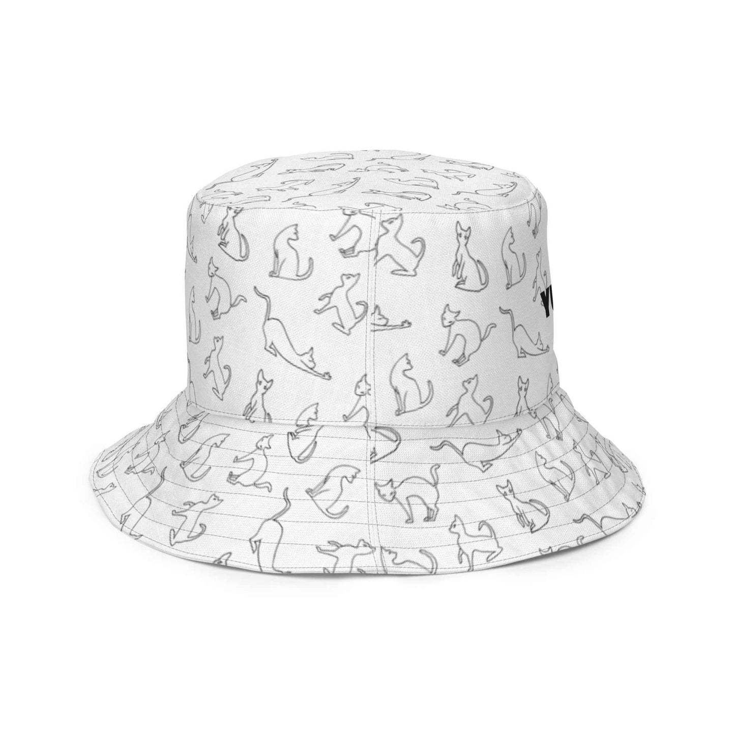 Black and White Reversible Bucket Hat