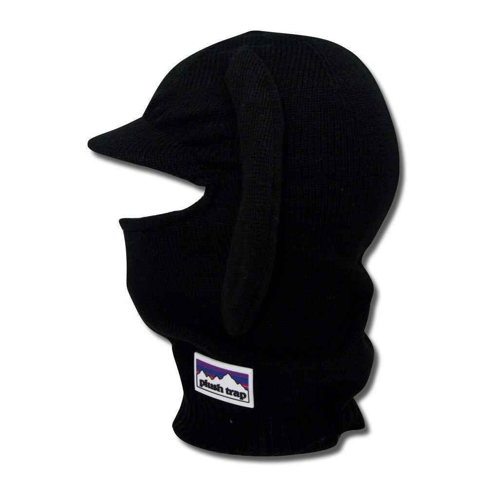 Black Brim 1-Hole Balaclava | Sleek and Functional Winter Accessory