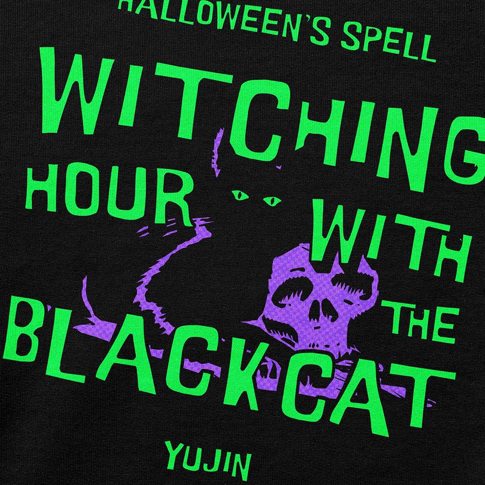 Black Cat Spell Sweatshirt - Lolomo!