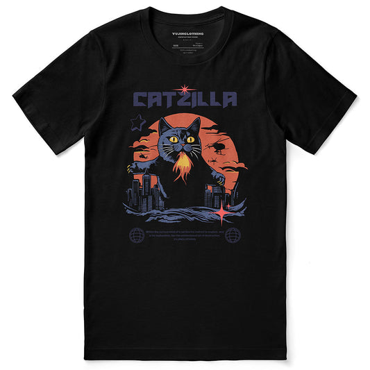 T-shirt gros chat Catzilla