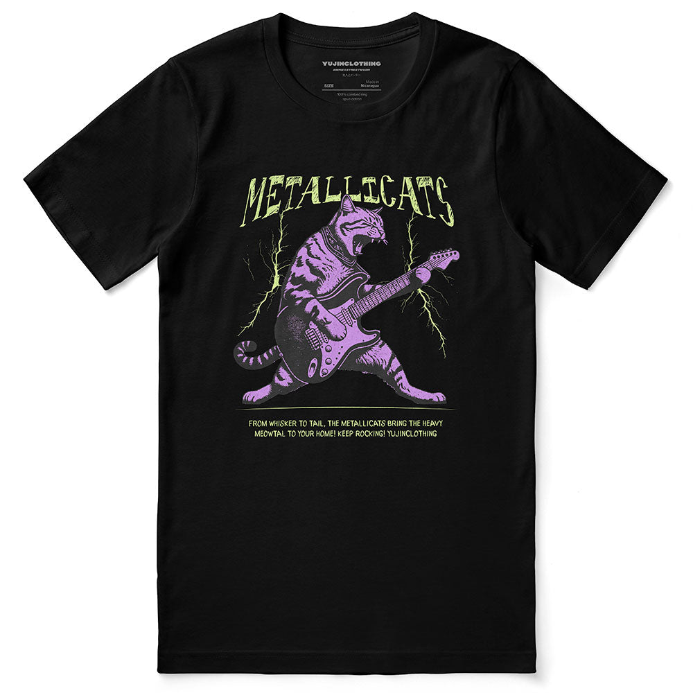 T-shirt chat Metallicats