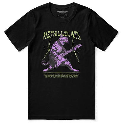 T-shirt chat Metallicats