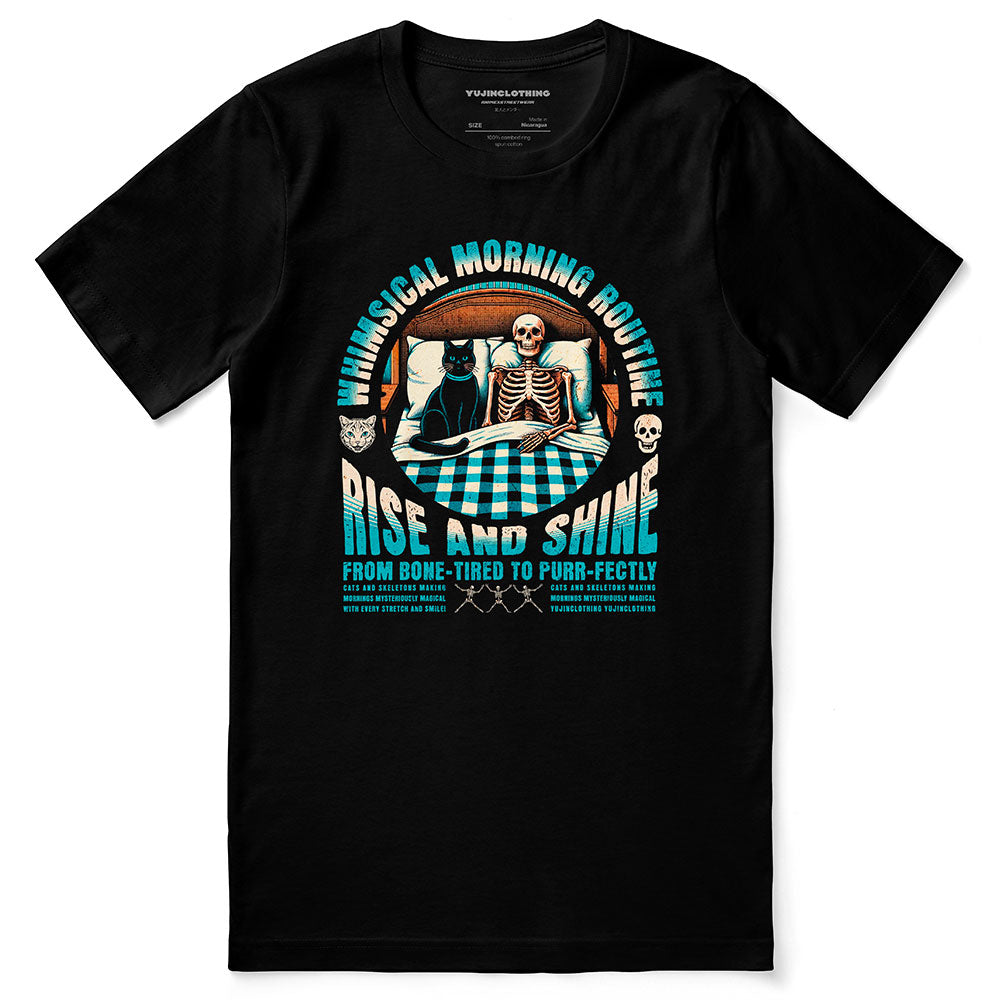 T-shirt « Bonjour le chat »