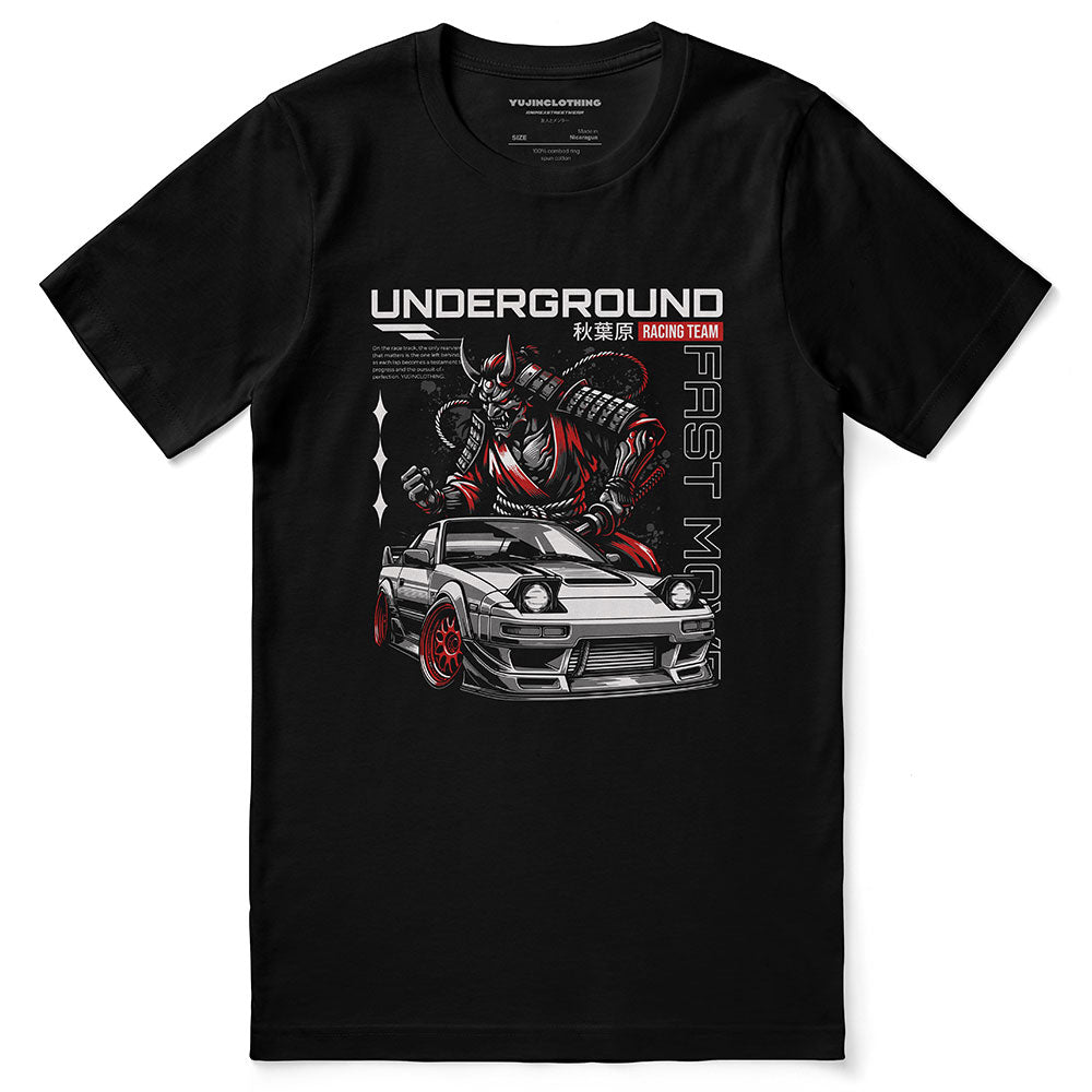 T-shirt de voiture souterraine