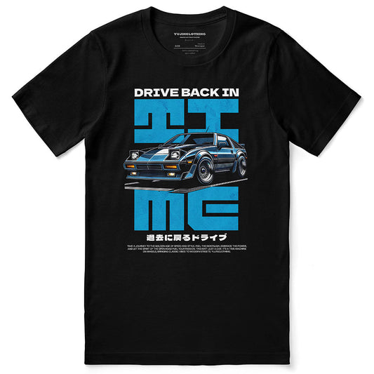 T-shirt de voiture « Retour dans le temps »