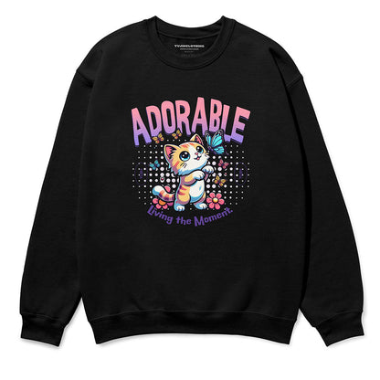 Sweat-shirt adorable chat
