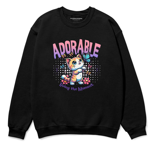 Sweat-shirt adorable chat