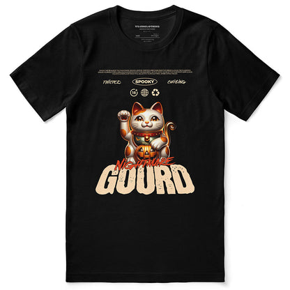 T-shirt Chat Cauchemar Gourd