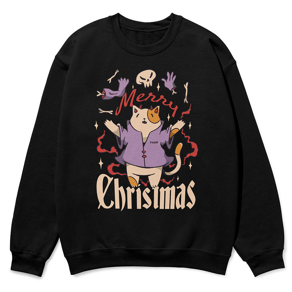 Sweat-shirt Chat Joyeux Noël
