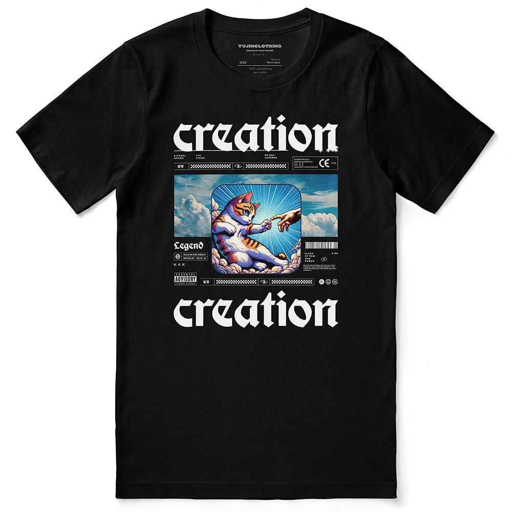 T-shirt Chat Création Divine