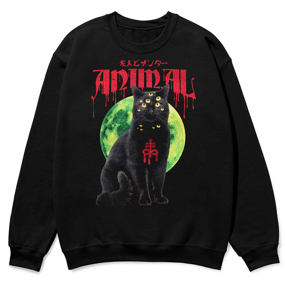Sweat-shirt animal foncé