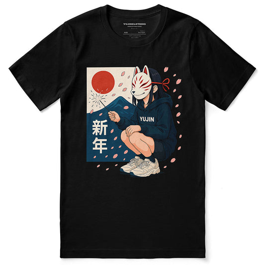 T-shirt Kitsune Spark Sakura