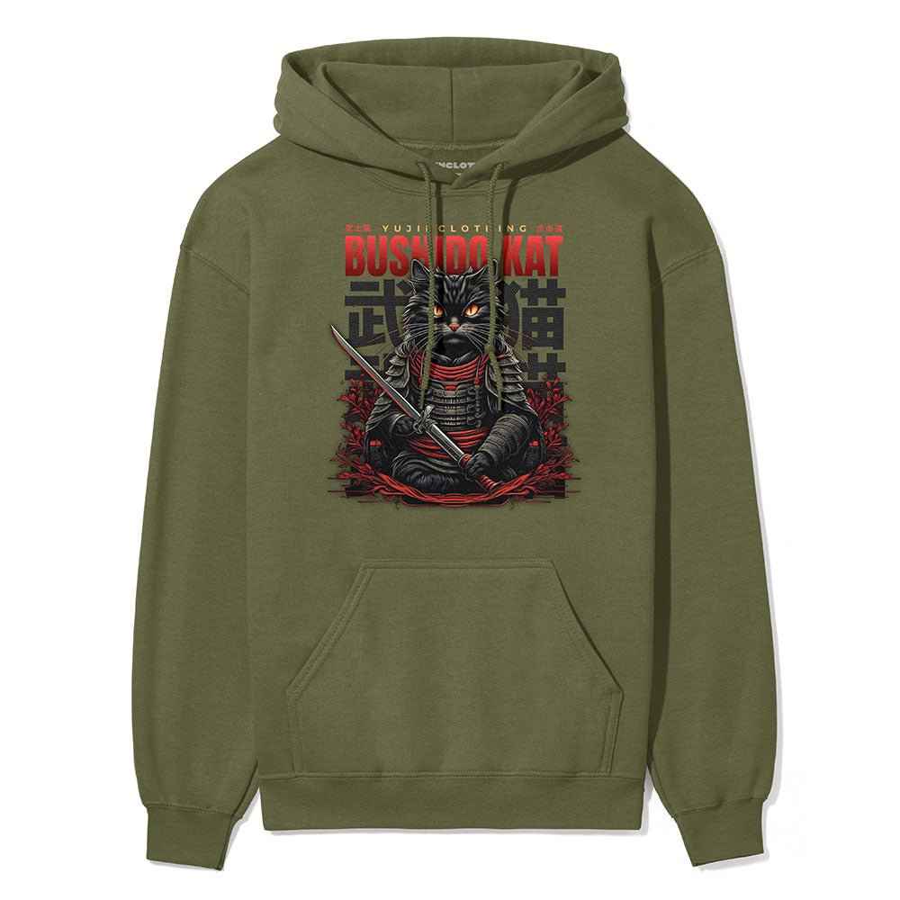 Bushido Cat Hoodie