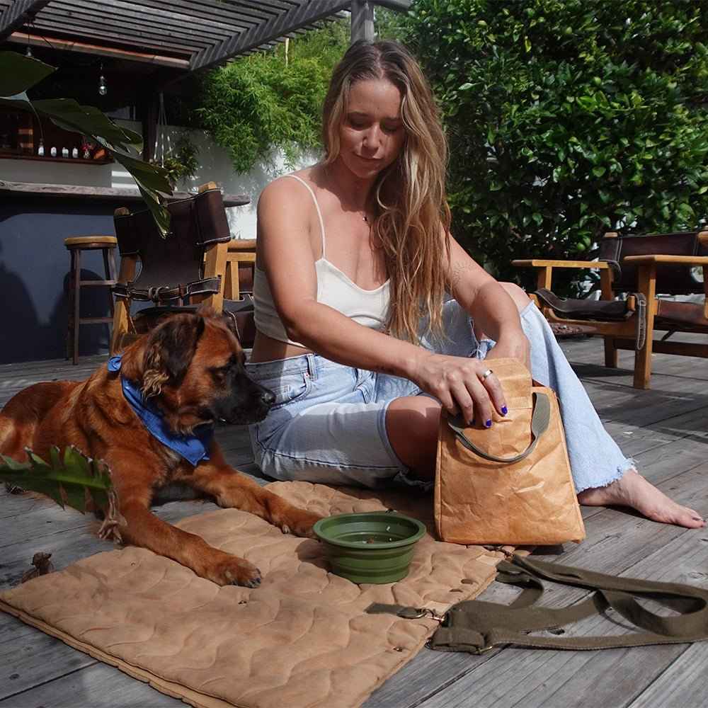 Convertible Dog Bag - Portable Travel Mat Bag for Pet Owners