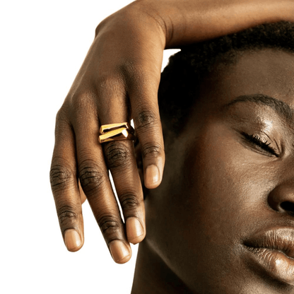 CARESSE STACK RINGS SET - Lolomo!