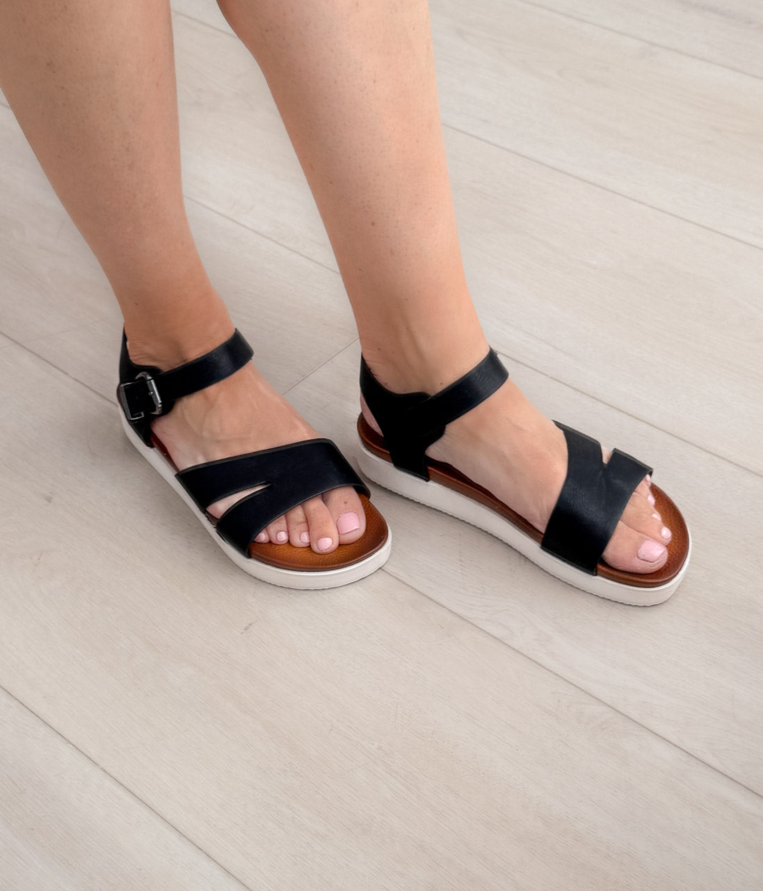 Carmel Sandals in Black