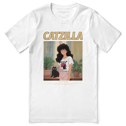 Catzilla And Girl T-Shirt - Lolomo!