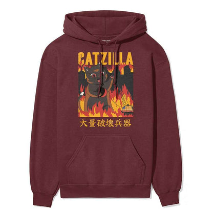 Catzilla City Cat Hoodie