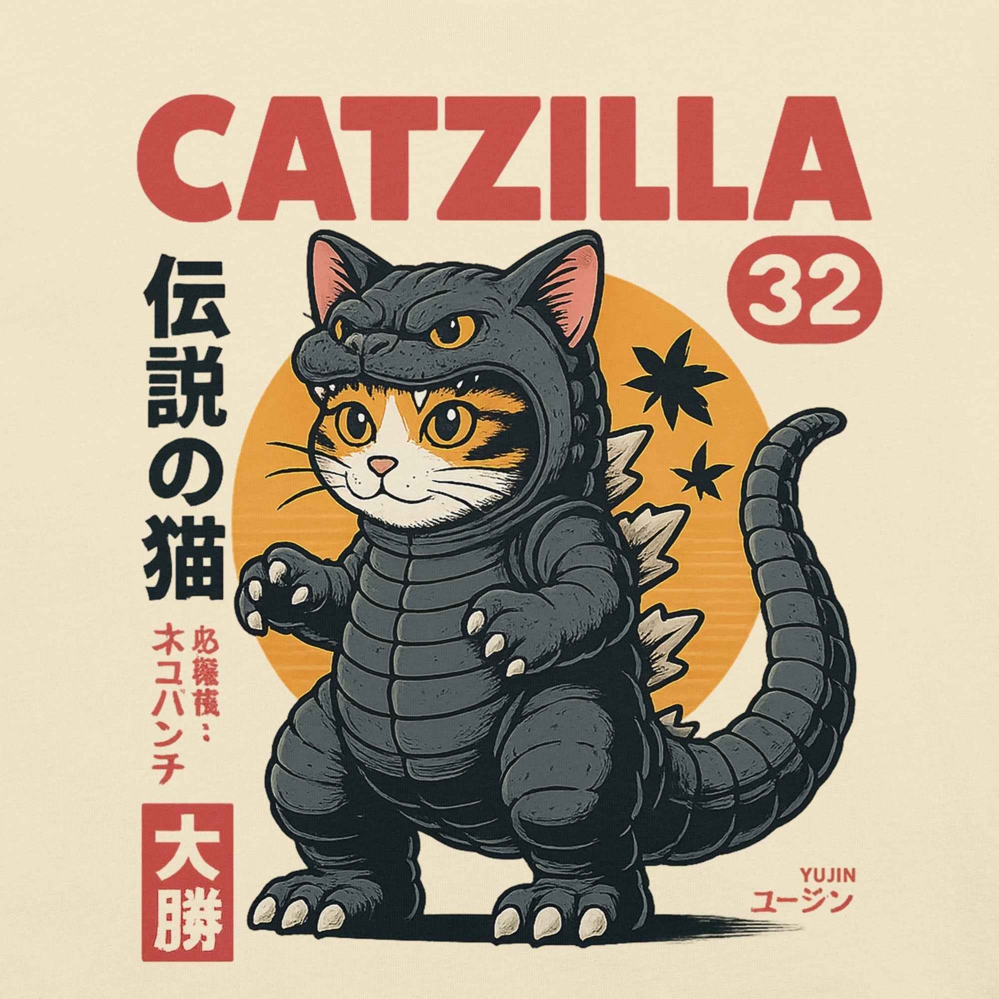 Catzilla Monster Cat T-Shirt