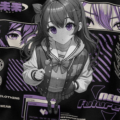 T-shirt Anime New Love