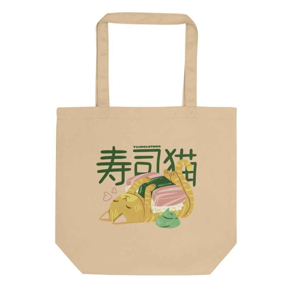 Cute Sushi Cat Eco Tote Bag