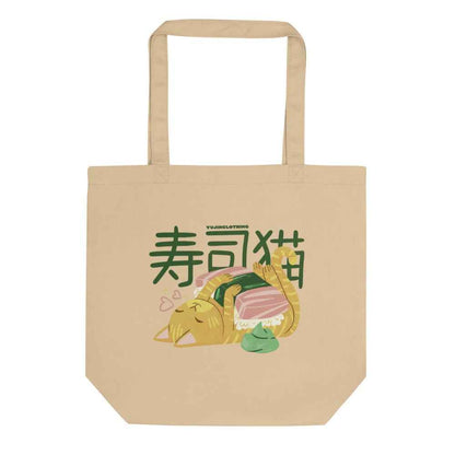 Cute Sushi Cat Eco Tote Bag