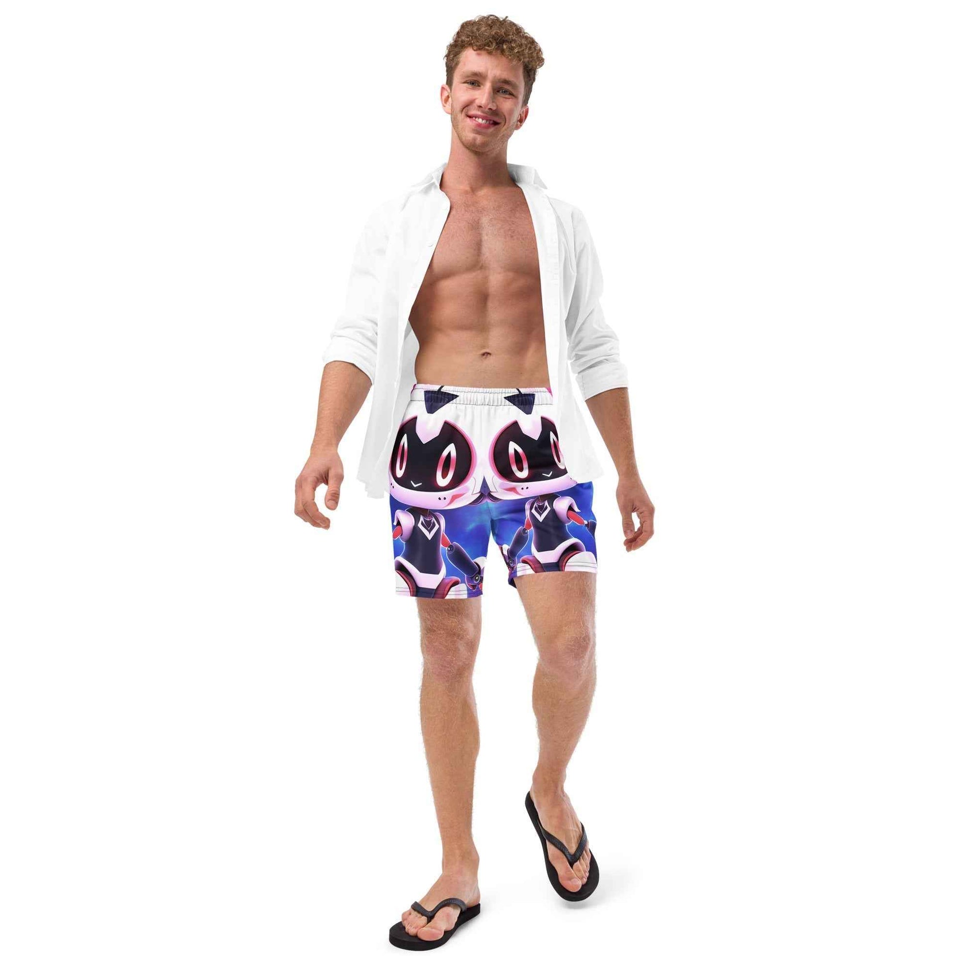 Cyber Friend Swim Trunks