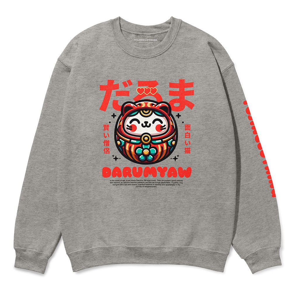 Darumyaw Cat Sweatshirt - Lolomo!