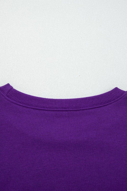 Varsity Stripe Pullover and Mini Skirt Set