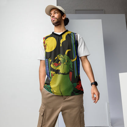 Devil Cat Recycled Basketball Jersey - Lolomo!