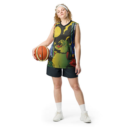 Devil Cat Recycled Basketball Jersey - Lolomo!