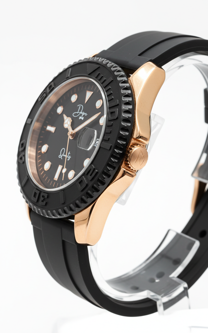 Minimalist Quartz Men's Watch - The Dark Night by Dapr