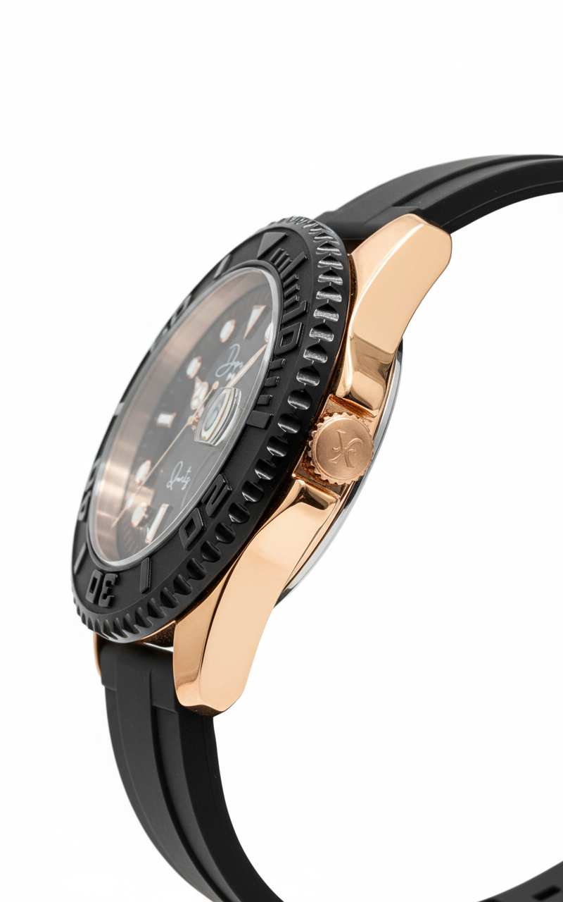 Minimalist Quartz Men's Watch - The Dark Night by Dapr