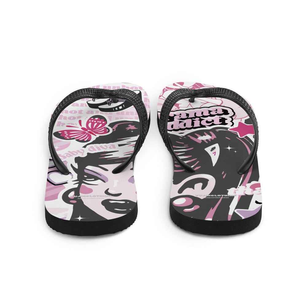 Drama Addict Flip-Flops
